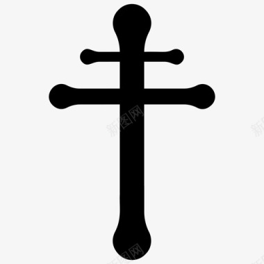 十字形基督教十字架基督教符号图标图标