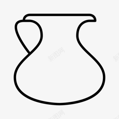 罐子水壶厨房图标图标