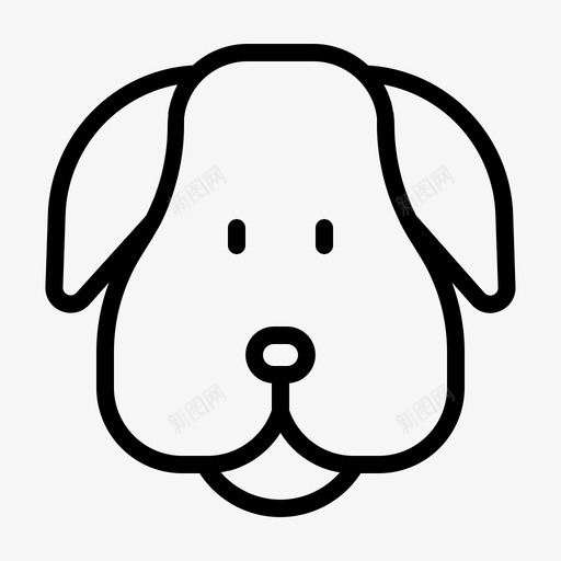 狗动物哺乳动物图标svg_新图网 https://ixintu.com 动物 哺乳动物 宠物 小狗 满足
