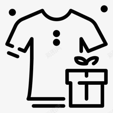 服装礼品盒男装衬衫图标图标