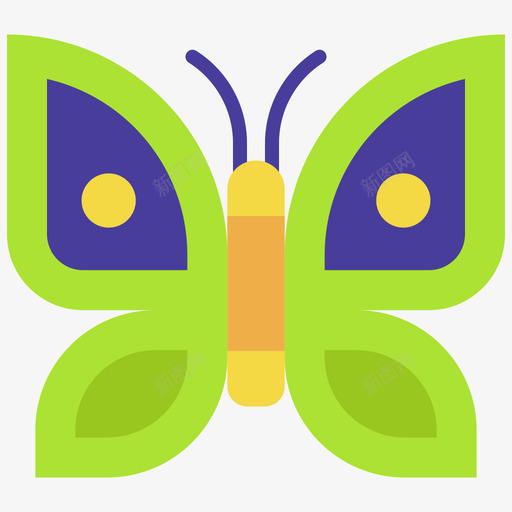 Butterfly死亡日33Flat图标svg_新图网 https://ixintu.com Butterfly Flat 死亡