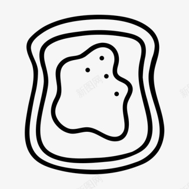 面包酱早餐食物图标图标