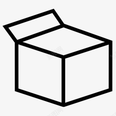 箱子货物交货图标图标