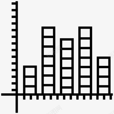 统计分析业务图表图标图标