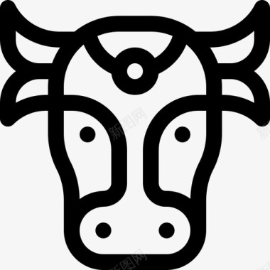 奶牛印度30头直系图标图标
