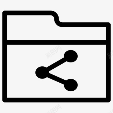 文件夹共享文档文件图标图标