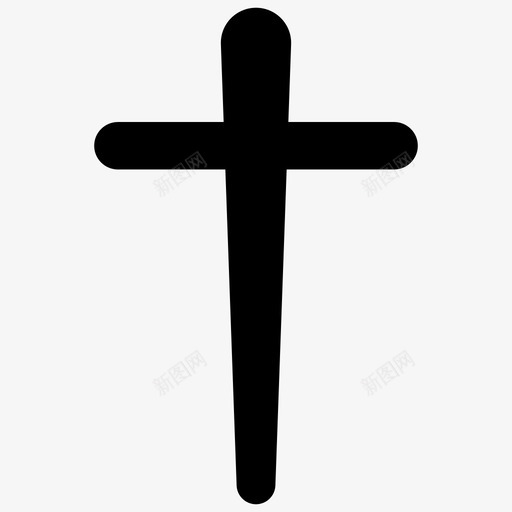 基督教符号天主教十字架图标svg_新图网 https://ixintu.com 十字 十字架 向量 图标 基督教 天主教 宗教 符号 耶稣基督 设计
