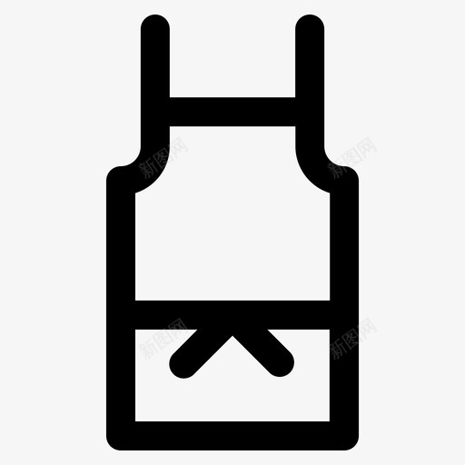 围裙厨房食物图标svg_新图网 https://ixintu.com 厨房 围裙 套装 食物 餐厅