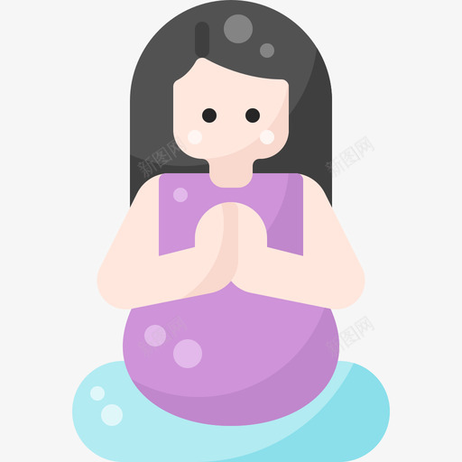 瑜伽婴儿淋浴46平躺图标svg_新图网 https://ixintu.com 婴儿 平躺 淋浴 瑜伽