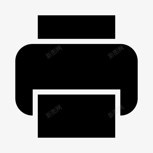 打印机业务文档图标svg_新图网 https://ixintu.com 业务 办公室 图示 打印机 文档 用户界面