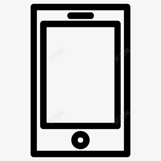 手机电子智能手机图标svg_新图网 https://ixintu.com 手机 智能 电子