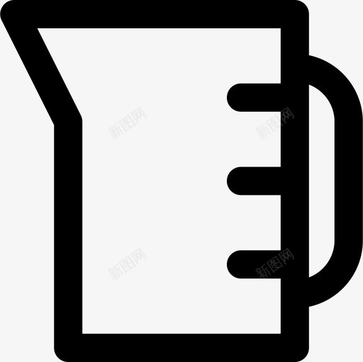 烧杯实验室线性2图标svg_新图网 https://ixintu.com 实验室 烧杯 线性