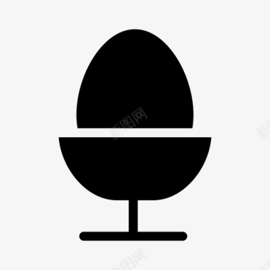 煮熟煮蛋煮软蛋图标图标