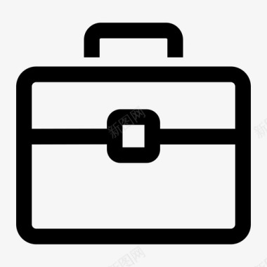 手提箱包商务图标图标