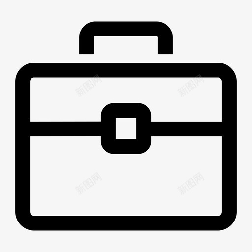 手提箱包商务图标svg_新图网 https://ixintu.com 办公室 商务 图标 基本 工作 手提箱 行李