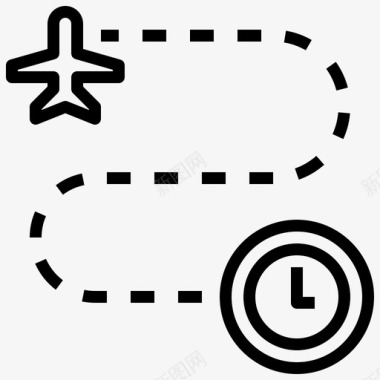 登机时间航空公司飞机图标图标