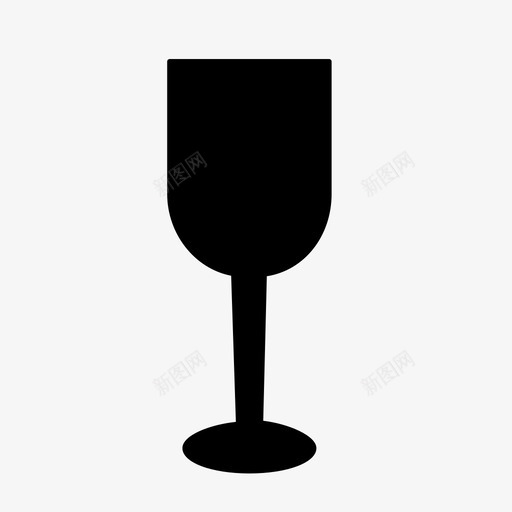 食物饮料玻璃杯图标svg_新图网 https://ixintu.com 玻璃杯 葡萄酒 食物 餐厅 饮料