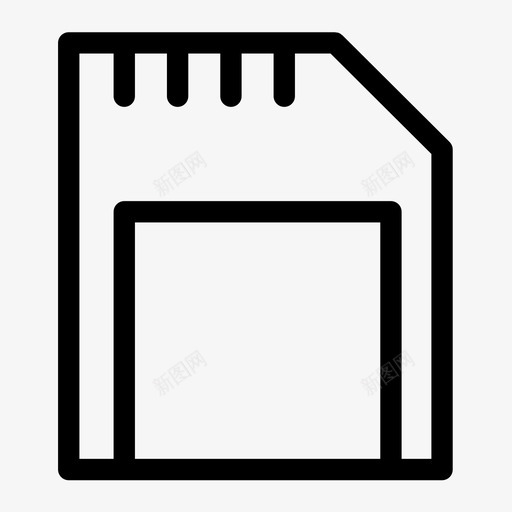 内存磁盘存储器图标svg_新图网 https://ixintu.com 内存 存储器 手机 智能 磁盘