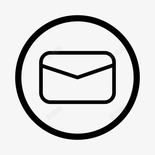 信息联系人电子邮件图标svg_新图网 https://ixintu.com 信封 信息 多媒体 电子邮件 联系人