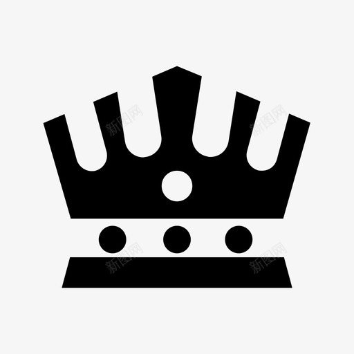 君主制皇冠国王图标svg_新图网 https://ixintu.com 君主制 国王 王后 皇冠 皇室