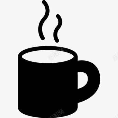 咖啡热咖啡马克杯图标图标