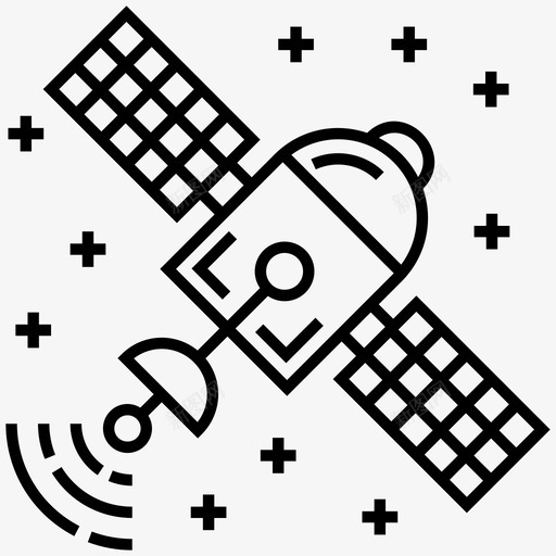 卫星小行星广播卫星图标svg_新图网 https://ixintu.com 卫星 向量 图标 大众 天气预报 太空 媒体 小行星 广播 新闻