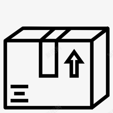 包装箱子货物图标图标