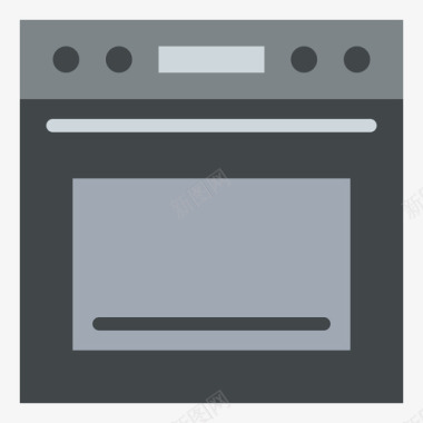 烤箱家用电器20扁平图标图标
