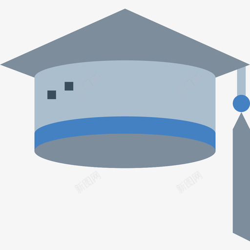 盖大学35扁平图标svg_新图网 https://ixintu.com 大学 扁平