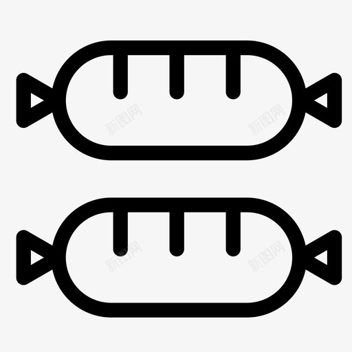香肠烧烤牛肉图标svg_新图网 https://ixintu.com 烤肉 烧烤 牛肉 香肠