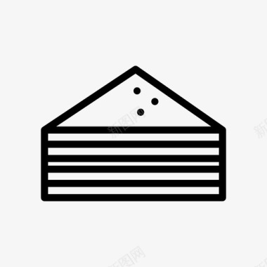 三明治街头食品10直系图标图标