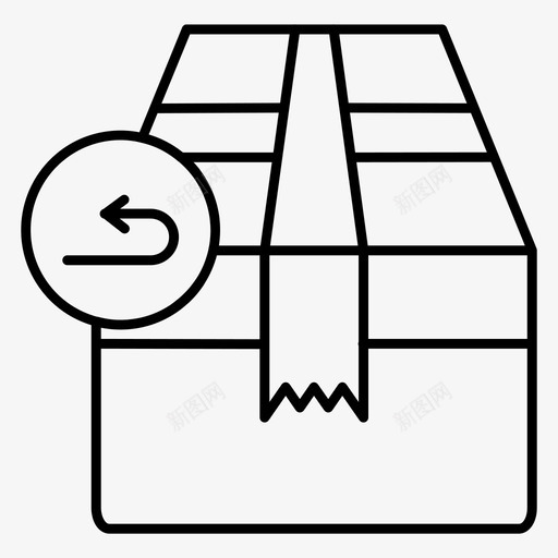 盒子纸箱房子图标svg_新图网 https://ixintu.com 房子 盒子 纸箱