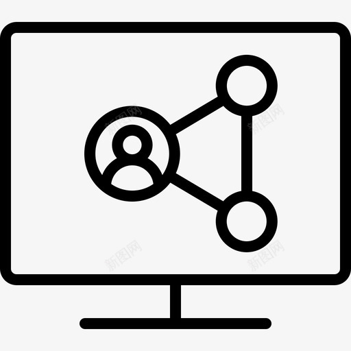 社交网络关系搜索引擎优化图标svg_新图网 https://ixintu.com 2部 优化 共享 关系 大纲 搜索引擎 用户 社交 网络 黑色