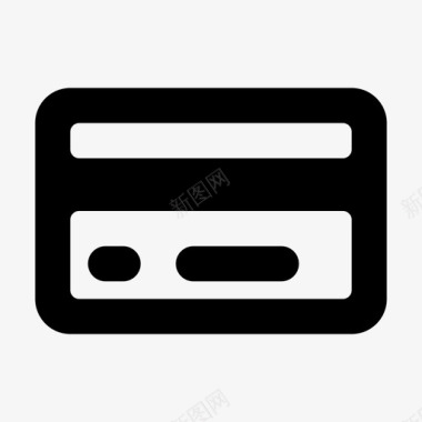 信用卡gui用户界面图标图标