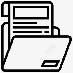 公文表格素材文件公文包表格图标高清图片