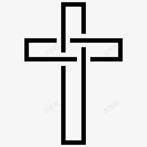 基督教十字架天主教基督教符号图标svg_新图网 https://ixintu.com 十字 十字架 向量 图标 基督教 天主教 符号 耶稣基督