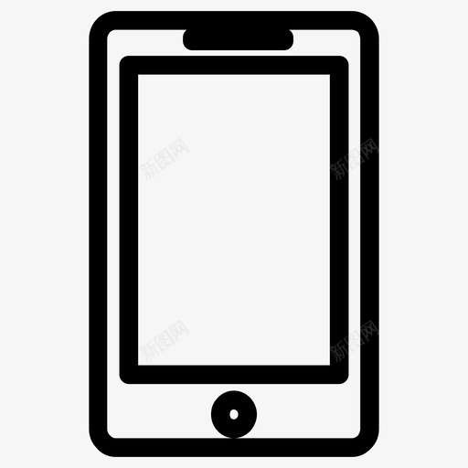 手机电子智能手机图标svg_新图网 https://ixintu.com 手机 智能 电子