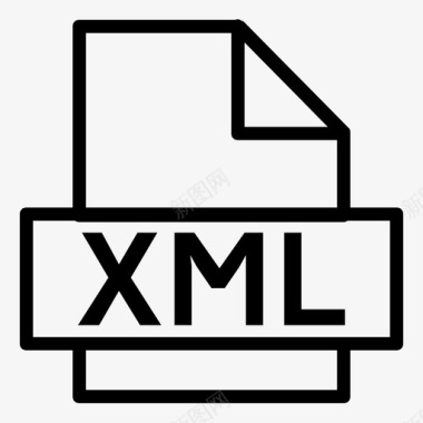 xml扩展名文件图标图标