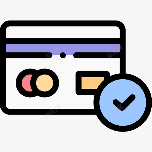 信用卡网上购物58线性颜色图标svg_新图网 https://ixintu.com 信用卡 线性 网上购物 颜色