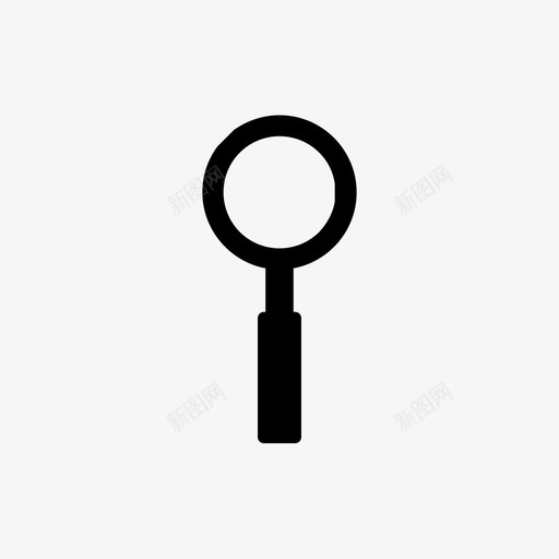 放大镜技术工具图标svg_新图网 https://ixintu.com 业务 光学 工具 技术 放大镜 设备