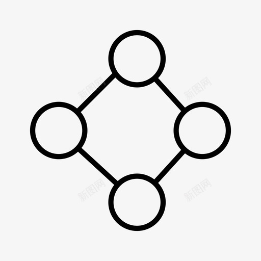 原子键链图标svg_新图网 https://ixintu.com 化学 原子 实验室 教育