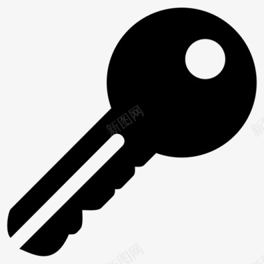钥匙账户锁图标图标