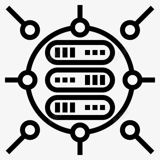 网络编程76线性图标svg_新图网 https://ixintu.com 线性 网络编程