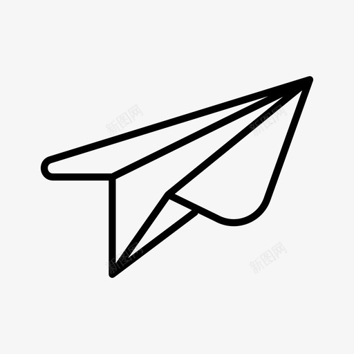 邮件报纸飞机图标svg_新图网 https://ixintu.com 报纸 教育 火箭 邮件 邮政 飞机