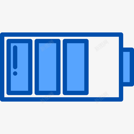 电池能源生态4蓝色图标svg_新图网 https://ixintu.com 生态 电池 能源 蓝色