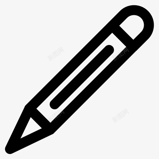 铅笔画画学校图标svg_新图网 https://ixintu.com 回到 学校 画画 素描 铅笔