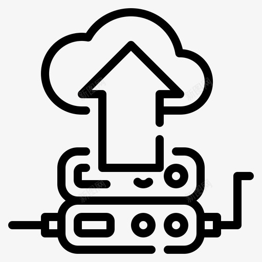 上传用户界面69线性图标svg_新图网 https://ixintu.com 上传 用户界面 线性