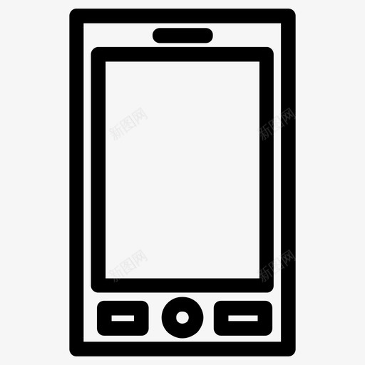 手机电子智能手机图标svg_新图网 https://ixintu.com 手机 智能 电子