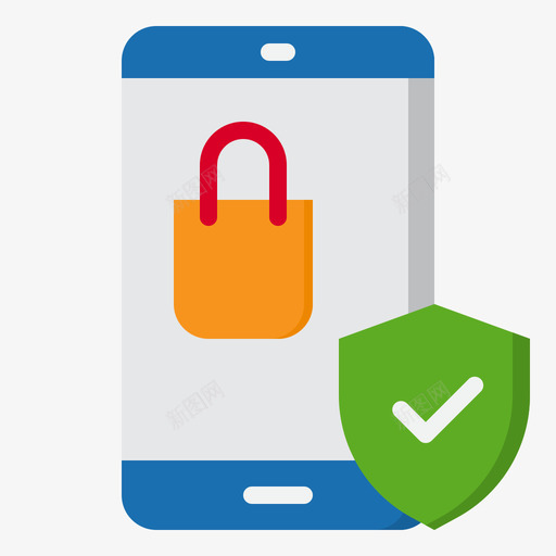 安全购物网上购物10持平图标svg_新图网 https://ixintu.com 安全 持平 网上购物 购物