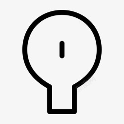 没有想法知识概念想法图标高清图片